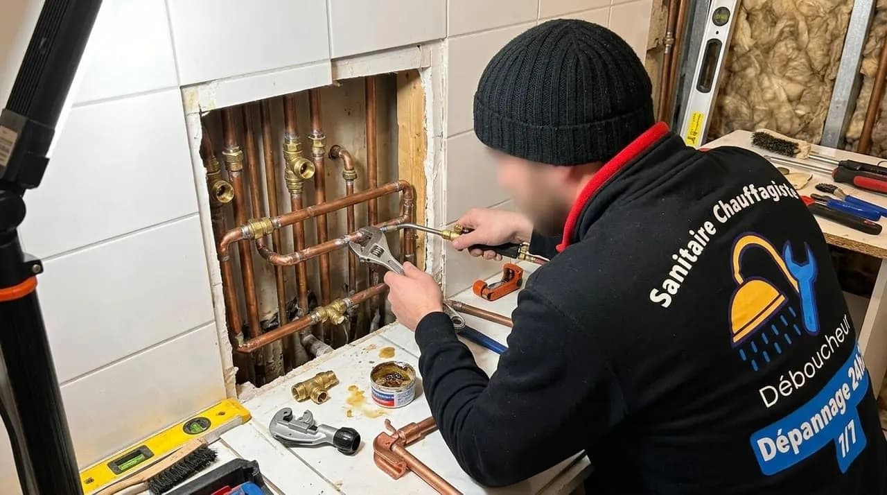 Débouchage d'évacuation de machine à laver et lave-vaisselle